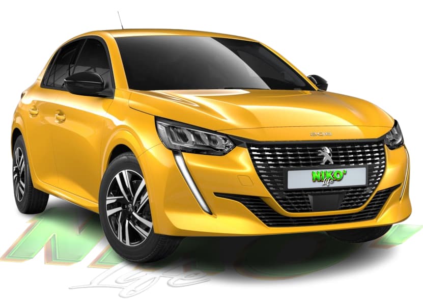 Peugeot 208  Jaune