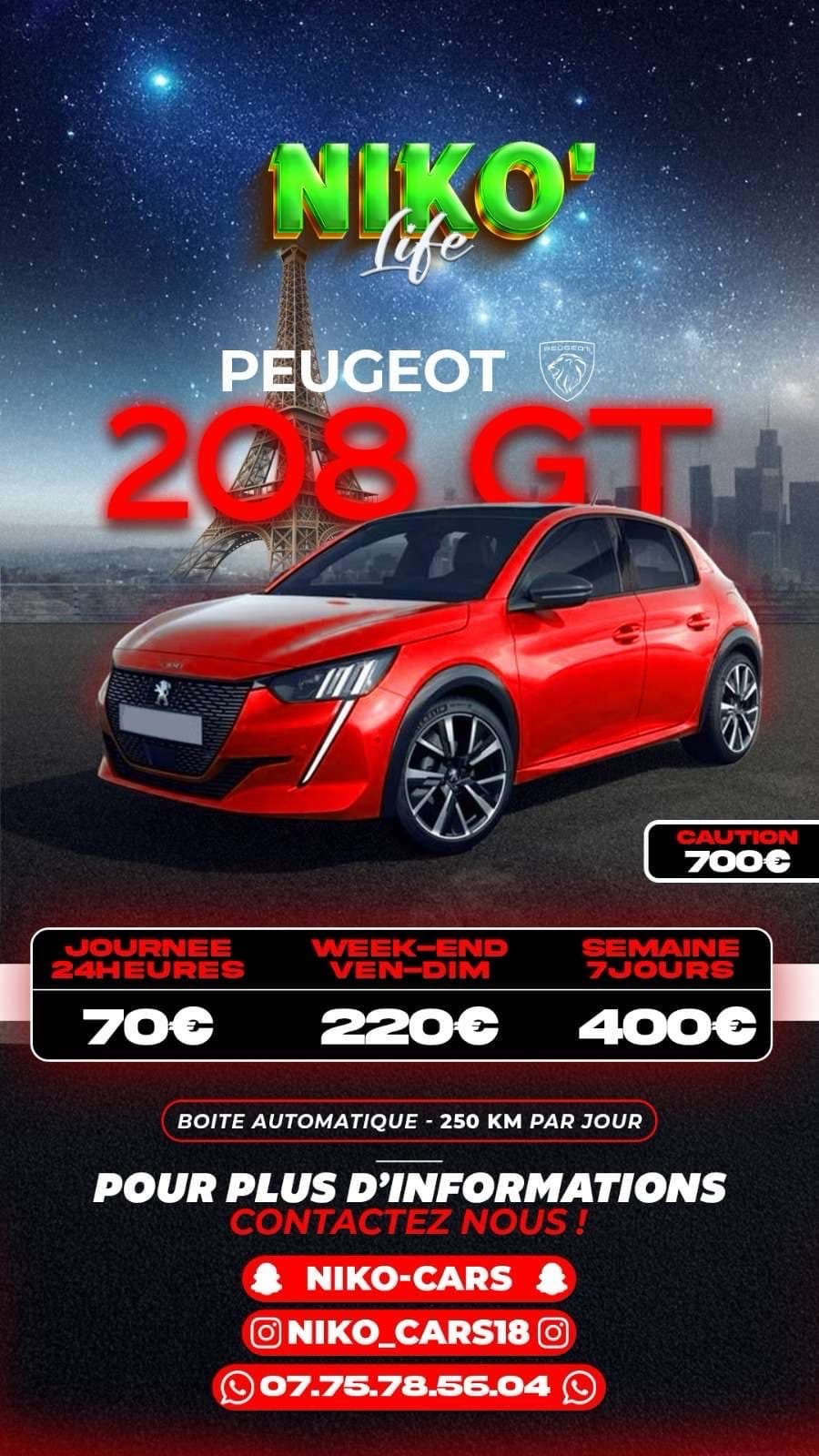 Peugeot 208 GT Rouge